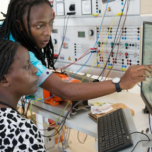 Women training, Rwanda