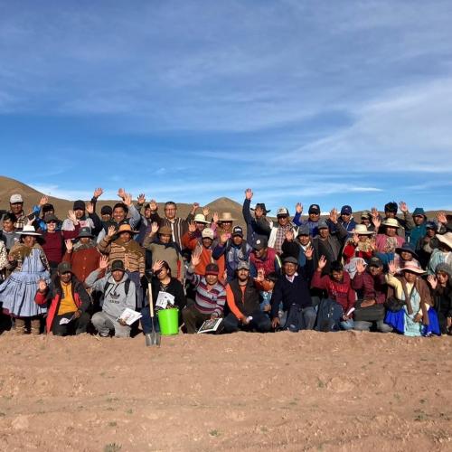Quinoa farmer workshop